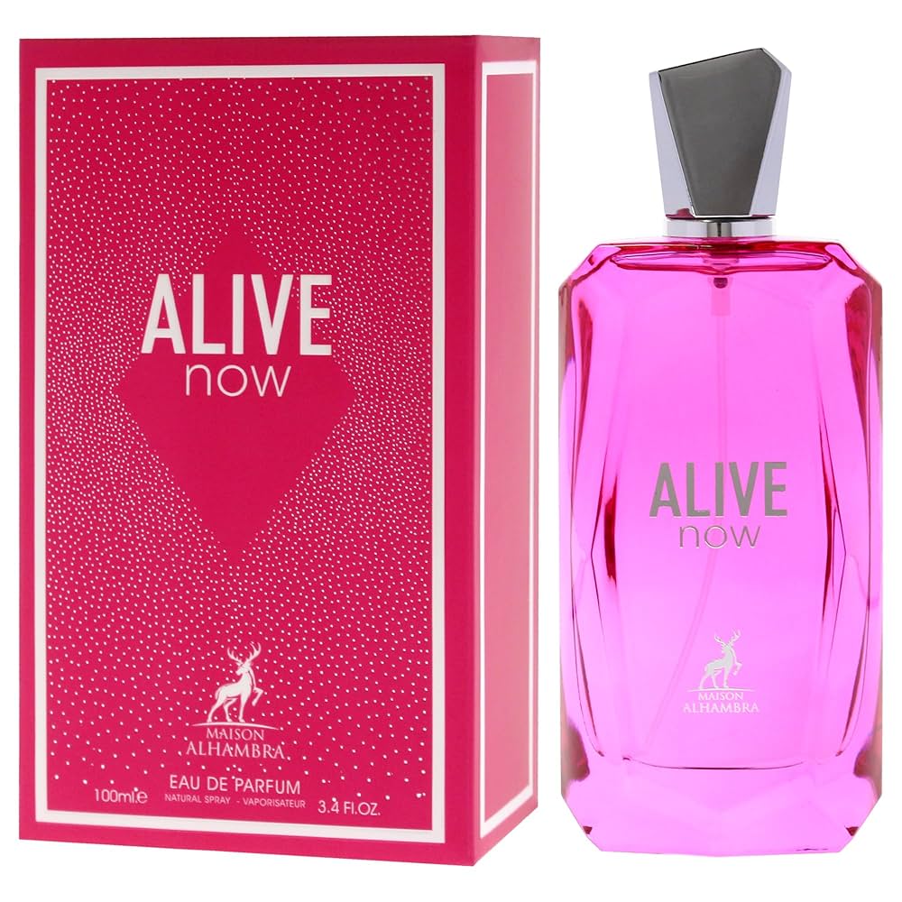 香水(ユニセックス) Maison Alhambra ALIVE NOW EDP Amazon.com : Lattafa Alive Now by Maison Alhambra for Women